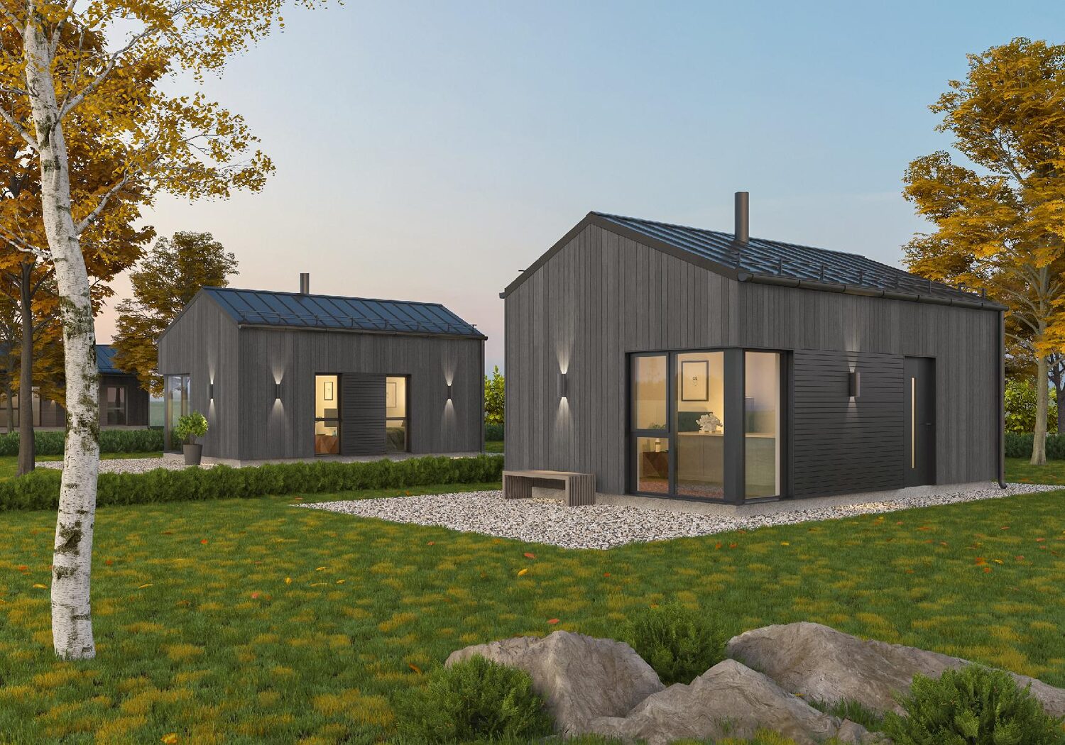 Husmodellen Blånipa 28